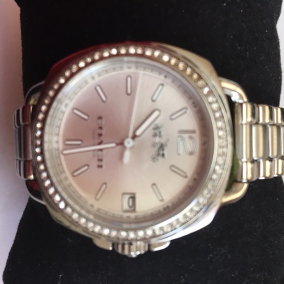 Coach Watch with Date and crystals around face - Picture 9 of 14